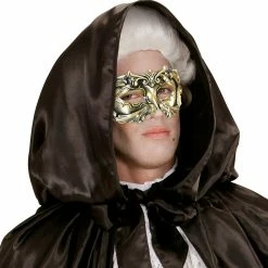 Widmann Deluxe Bonze Baroque Colombina Mask Costume Accessories