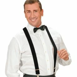 Widmann Deluxe Braces Black 1920's 9 Widmann Deluxe Braces Black 1920's