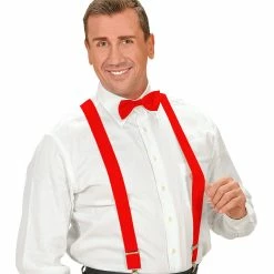 Bristol Deluxe Braces Red 1920's