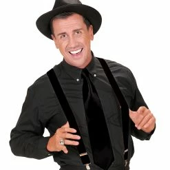 Widmann Deluxe Braces Black 1920's 8 Widmann Deluxe Braces Black 1920's