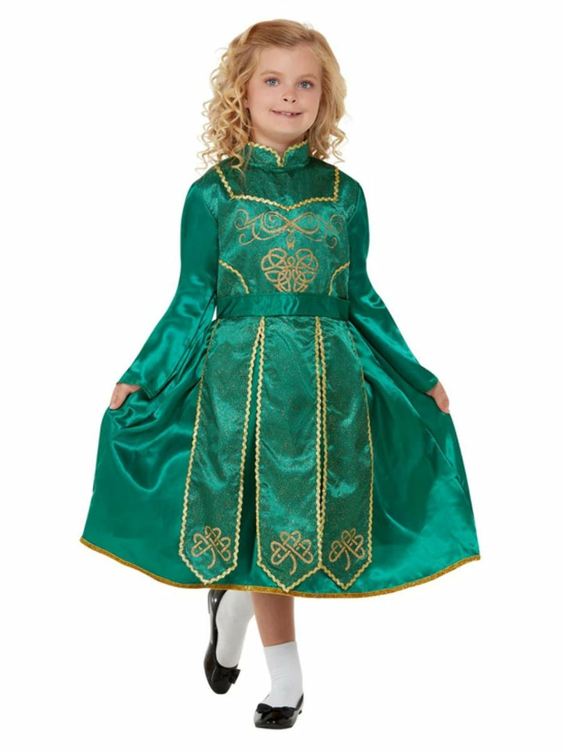 Smiffy's St Patrick's Day Costumes Deluxe Irish Dancer Costume Child 3 Smiffy's St Patrick's Day Costumes Deluxe Irish Dancer Costume Child
