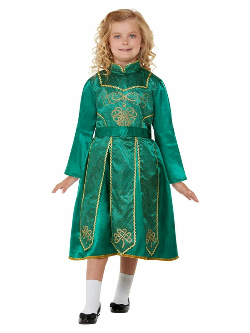 Smiffy's St Patrick's Day Costumes Deluxe Irish Dancer Costume Child 4 Smiffy's St Patrick's Day Costumes Deluxe Irish Dancer Costume Child