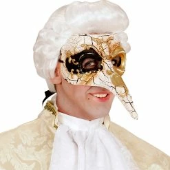 Widmann Deluxe Long Nose Venetian Mask Costume Accessories