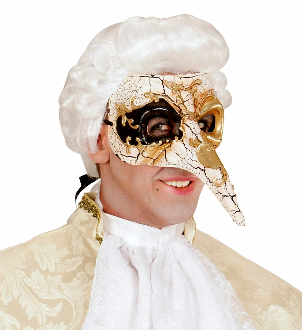 Widmann Deluxe Long Nose Venetian Mask Costume Accessories 4 Widmann Deluxe Long Nose Venetian Mask Costume Accessories