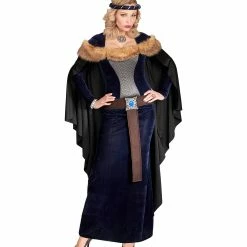 Widmann Deluxe Medieval Princess Costume Blue Medieval, Renaissance & Tudor Costumes