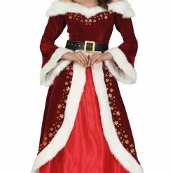 Fiestas Guirca Deluxe Mrs Santa Claus Festive Costume Women's