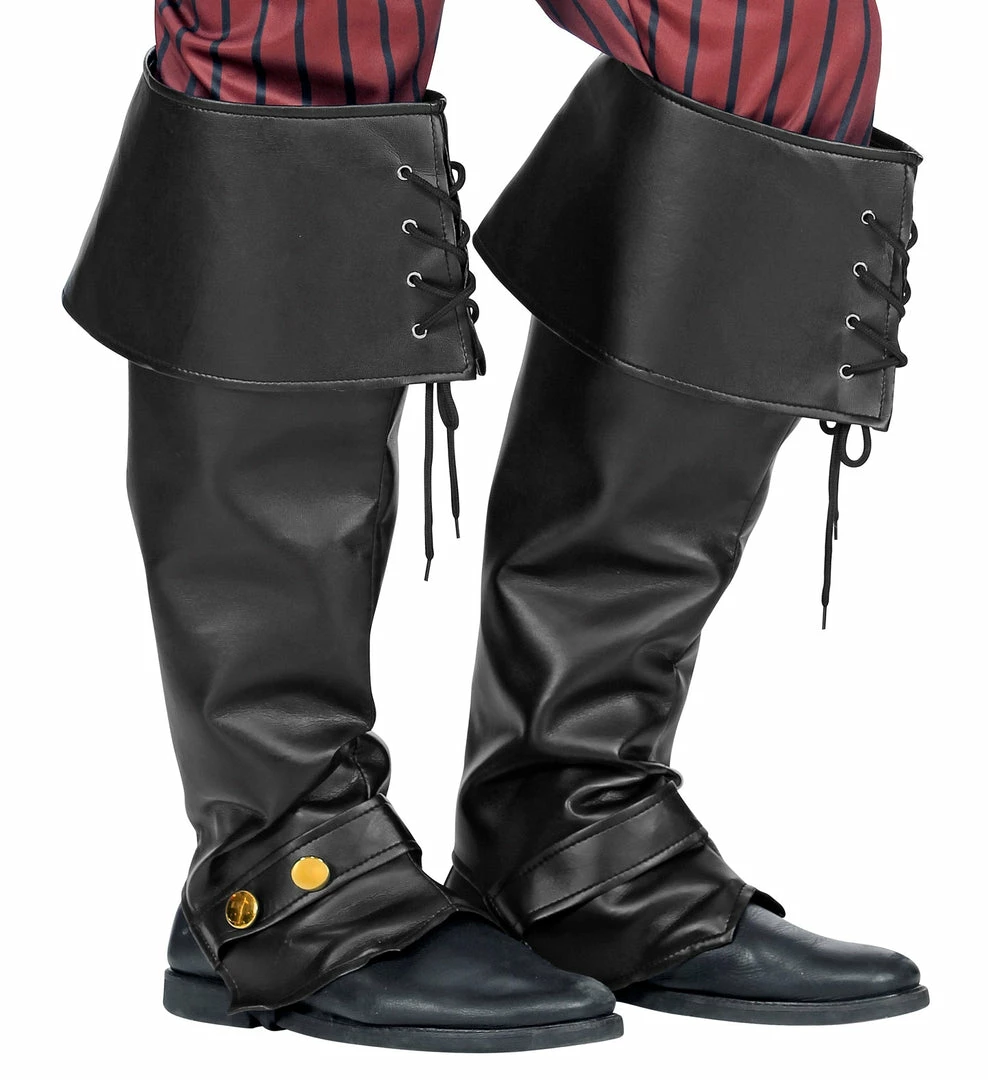 Widmann Deluxe Pirate Boot Covers Pirate Costumes 3 Widmann Deluxe Pirate Boot Covers Pirate Costumes
