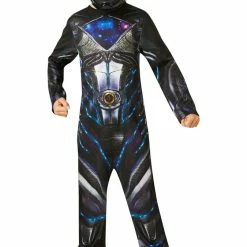 Rubies Deluxe Power Rangers Costume Black Kids