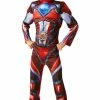Rubies Superhero & Villiain Power Rangers Red Costume Boys