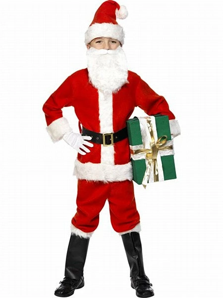 Smiffy's Christmas Costumes Deluxe Santa Child's Costume 3 Smiffy's Christmas Costumes Deluxe Santa Child's Costume