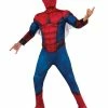 Rubies Deluxe Spiderman Far From Home Costume Kids Superhero & Villiain 1 Rubies Deluxe Spiderman Far From Home Costume Kids Superhero & Villiain