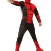 Rubies Superhero & Villiain Deluxe Spiderman Far From Home Black Costume Kids 2 Rubies Superhero & Villiain Deluxe Spiderman Far From Home Black Costume Kids
