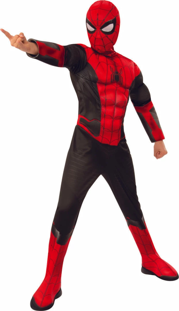 Rubies Superhero & Villiain Deluxe Spiderman No Way Home Black Costume Kids 3 Rubies Superhero & Villiain Deluxe Spiderman No Way Home Black Costume Kids