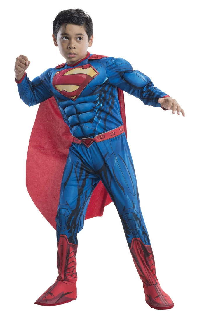 Rubies Deluxe Superman Costume Boys Digital Print 3 Rubies Deluxe Superman Costume Boys Digital Print