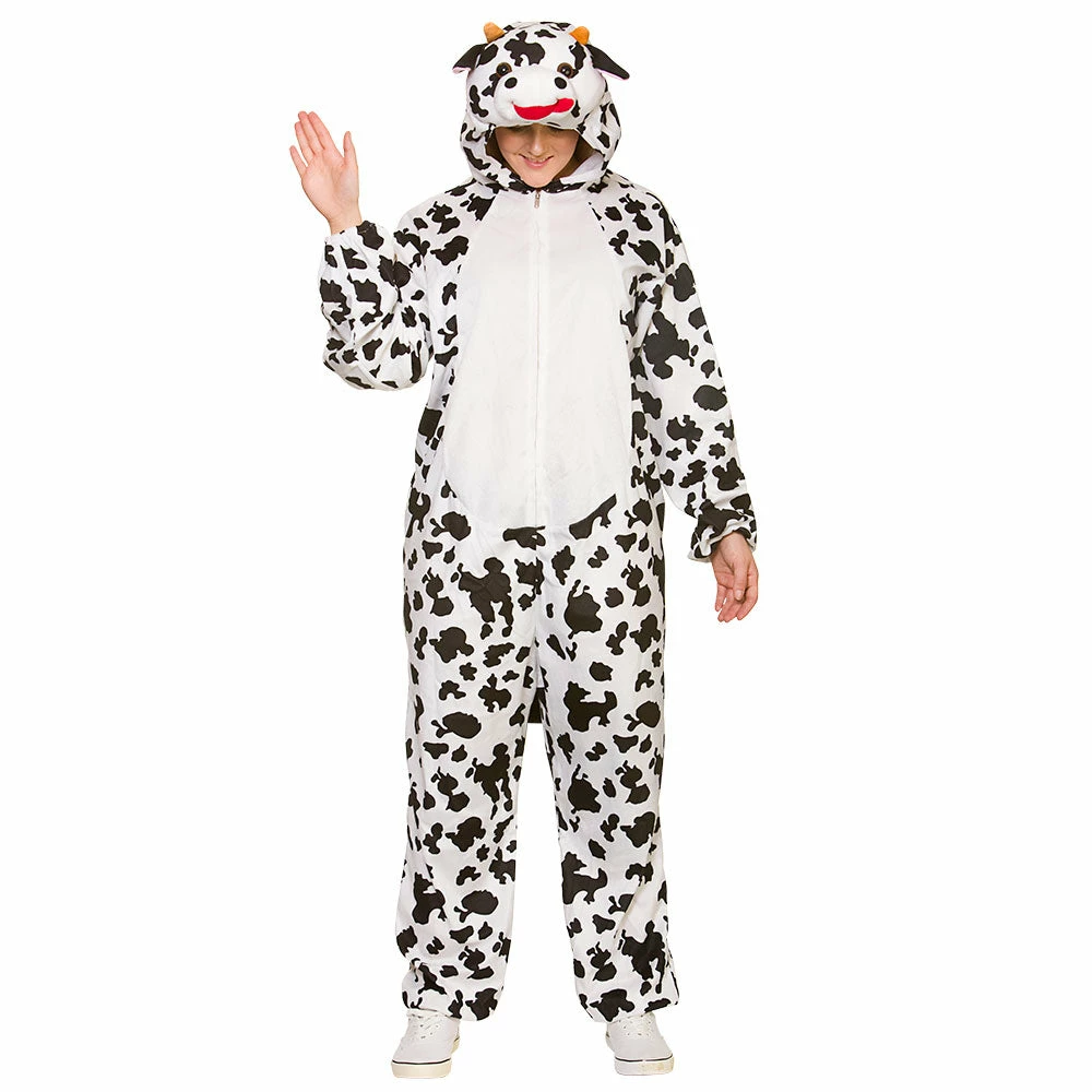 Wicked Deluxe Adult Cow Animal Costume 3 Wicked Deluxe Adult Cow Animal Costume