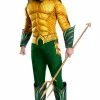 Rubies Deluxe Aquaman Costume Superhero & Villiain 1 Rubies Deluxe Aquaman Costume Superhero & Villiain