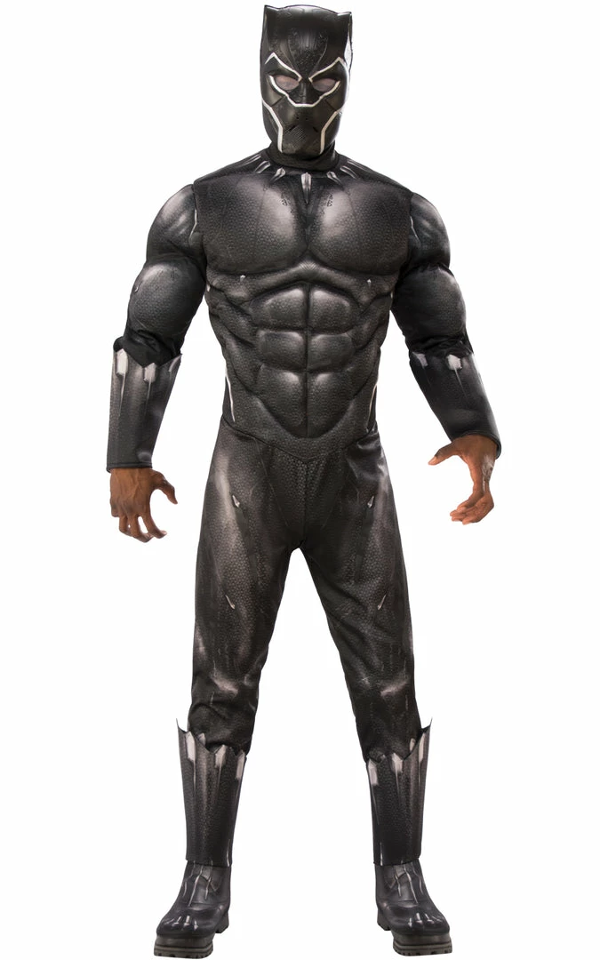 Rubies Deluxe Black Panther Muscle Costume 3 Rubies Deluxe Black Panther Muscle Costume