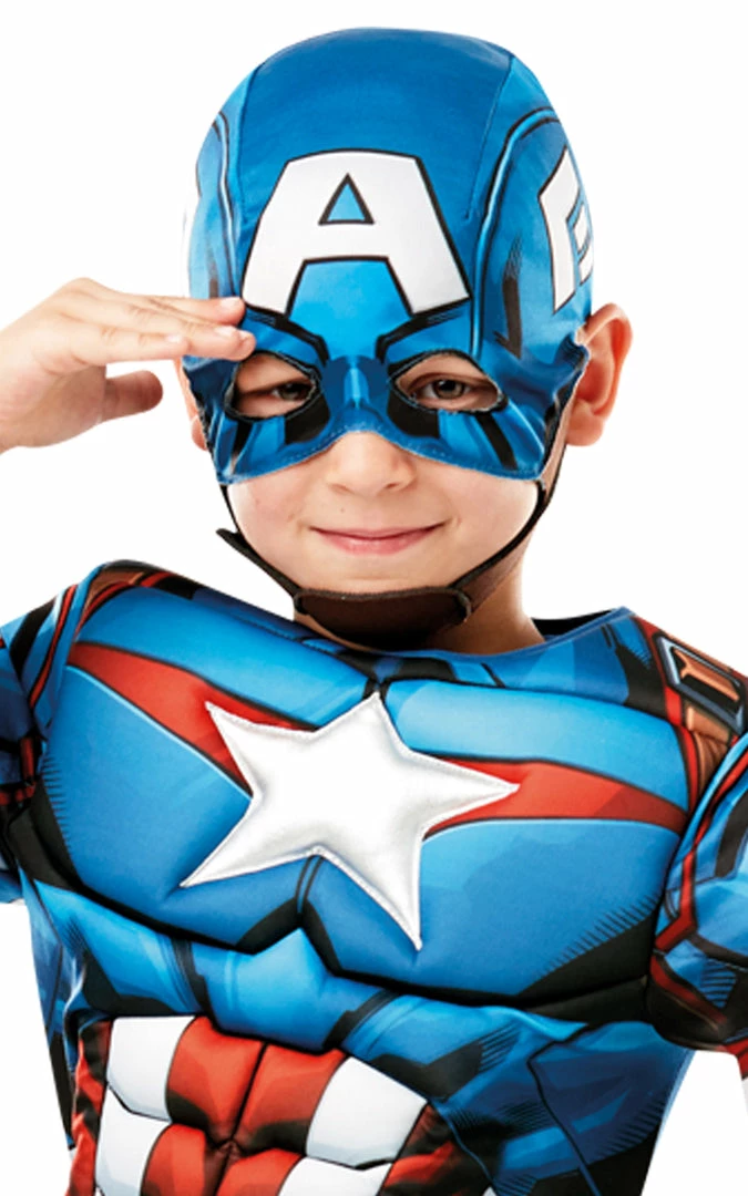 Rubies TV & Film Deluxe Captain America Boys Costume 6 Rubies TV & Film Deluxe Captain America Boys Costume
