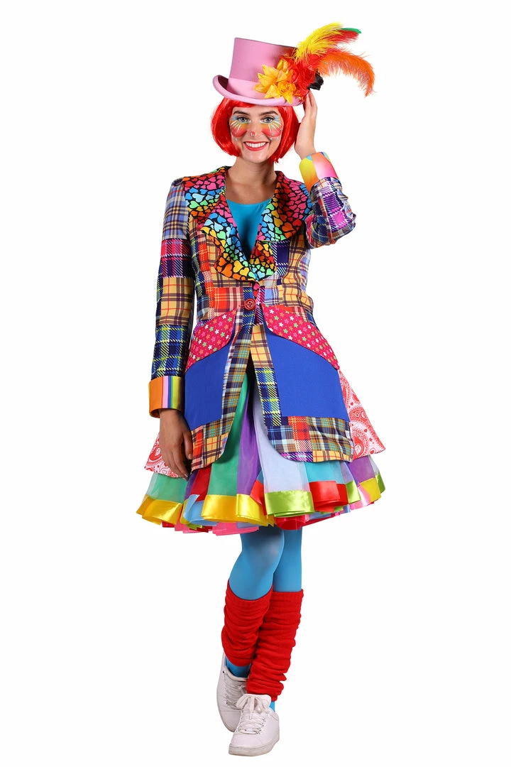 Thetru Deluxe Clown Carnival Jacket Ladies 5 Thetru Deluxe Clown Carnival Jacket Ladies