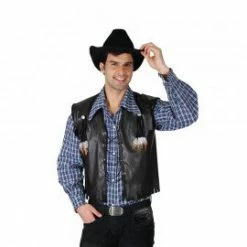 My Fancy Dress Deluxe Cowboy Waistcoat Western Costumes