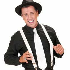 Bristol Deluxe Braces White 1920's 9 Bristol Deluxe Braces White 1920's