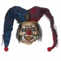 My Fancy Dress Deranged Jester Rubber Mask