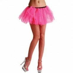 My Fancy Dress Diamond Tights Hot Pink Costume Accessories