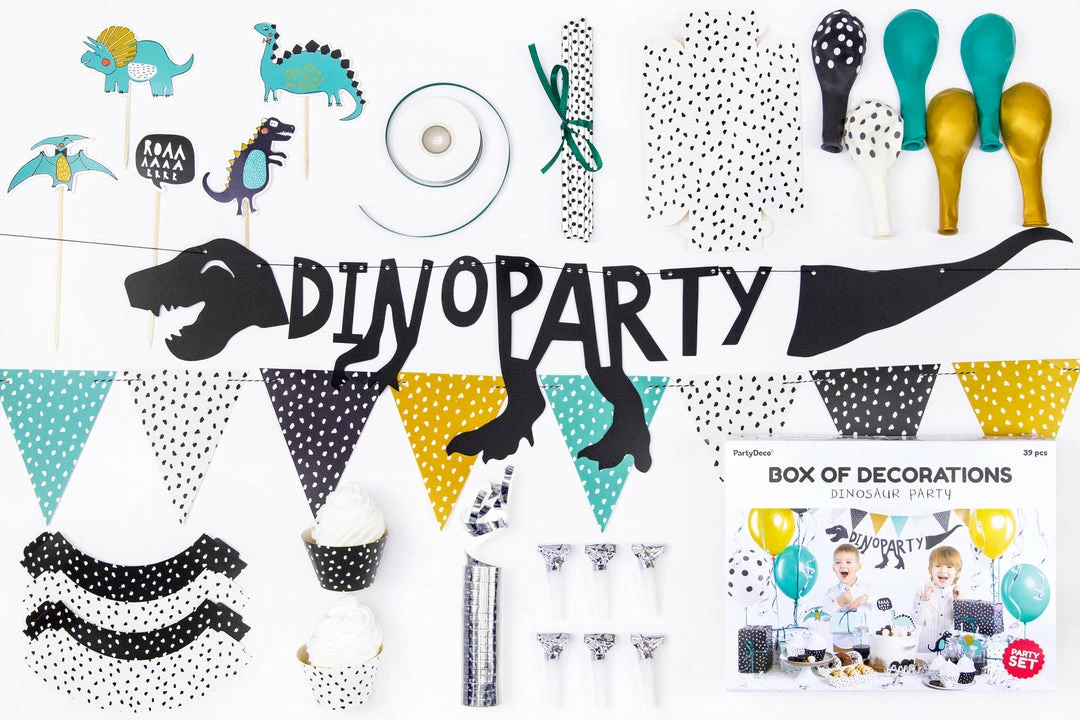 Partydecor Party Supplies Dinosaur Party Decoration Set 4 Partydecor Party Supplies Dinosaur Party Decoration Set
