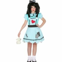 Widmann Doll Costume Blue Girls Halloween