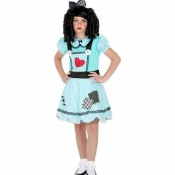 Widmann Doll Costume Blue Girls Halloween 7 Widmann Doll Costume Blue Girls Halloween