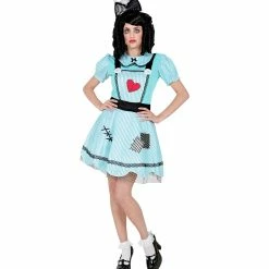 Widmann Doll Costume Blue Adult Halloween