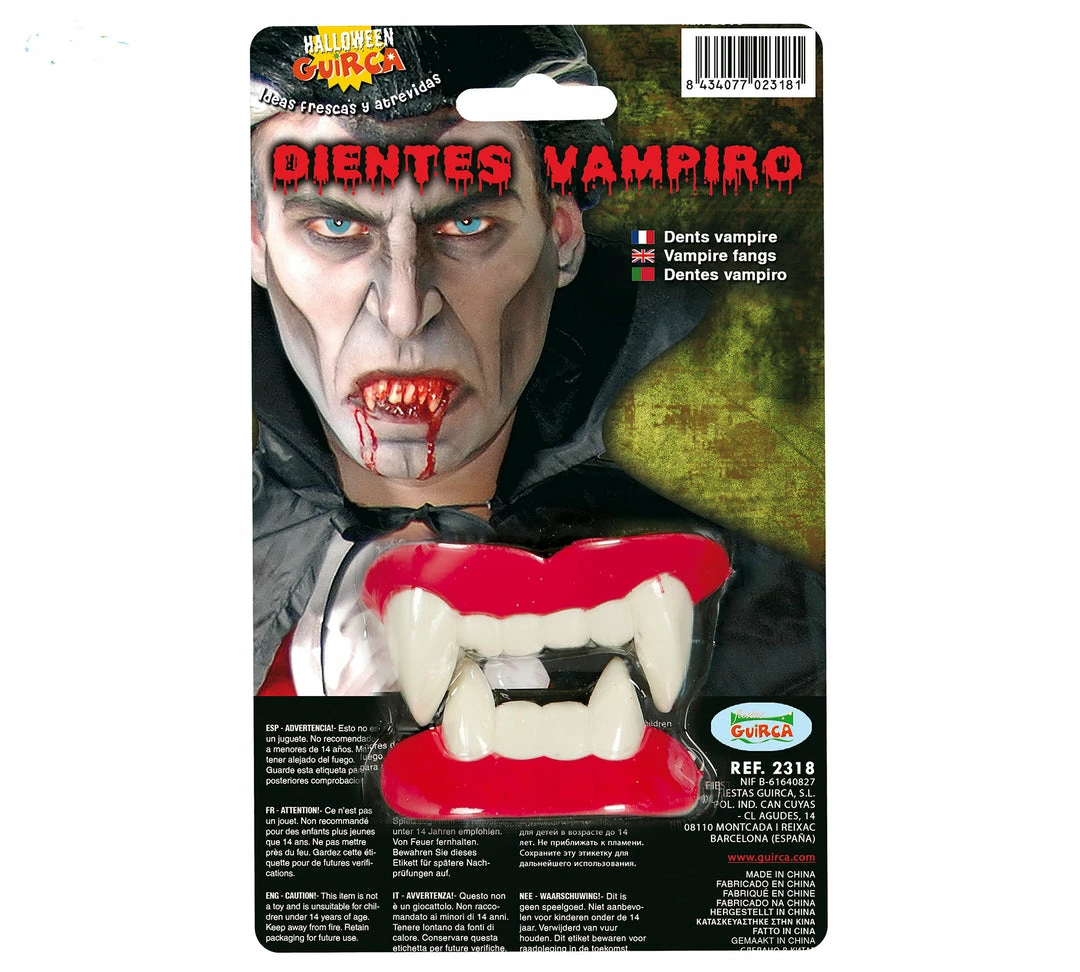 Fiestas Guirca Dracula Vampire Teeth Halloween Accessories 3 Fiestas Guirca Dracula Vampire Teeth Halloween Accessories