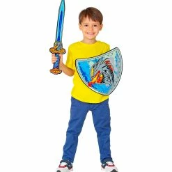 Widmann Medieval, Renaissance & Tudor Costumes Dragon Viking Sword And Shield Set Child's