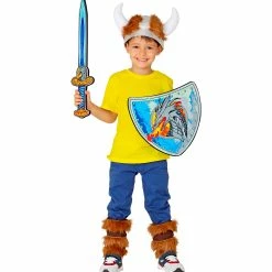 Widmann Medieval, Renaissance & Tudor Costumes Dragon Viking Sword And Shield Set Child's 8 Widmann Medieval, Renaissance & Tudor Costumes Dragon Viking Sword And Shield Set Child's