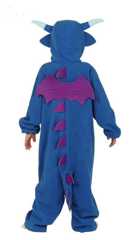 Fiestas Guirca Dragon Costume Blue Child Kid's Halloween 4 Fiestas Guirca Dragon Costume Blue Child Kid's Halloween
