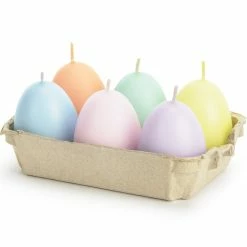 Partydecor Eggs Candles 6 Pcs
