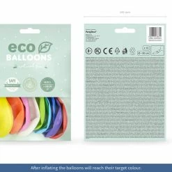 Partydecor Eco Balloons Mix 30cm Pastel 10 Pack