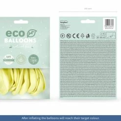 Partydecor Party Supplies Eco Balloon Cream 30cm
