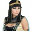 Widmann Egyptian, Roman & Greek Egyptian Empress Wig With Beaded Snake Headband 2 Widmann Egyptian, Roman & Greek Egyptian Empress Wig With Beaded Snake Headband