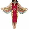 Smiffy's Egyptian Goddess Costume Red