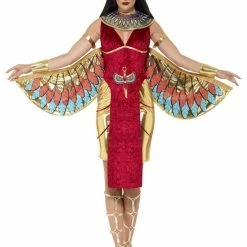 Smiffy's Egyptian Goddess Costume Red