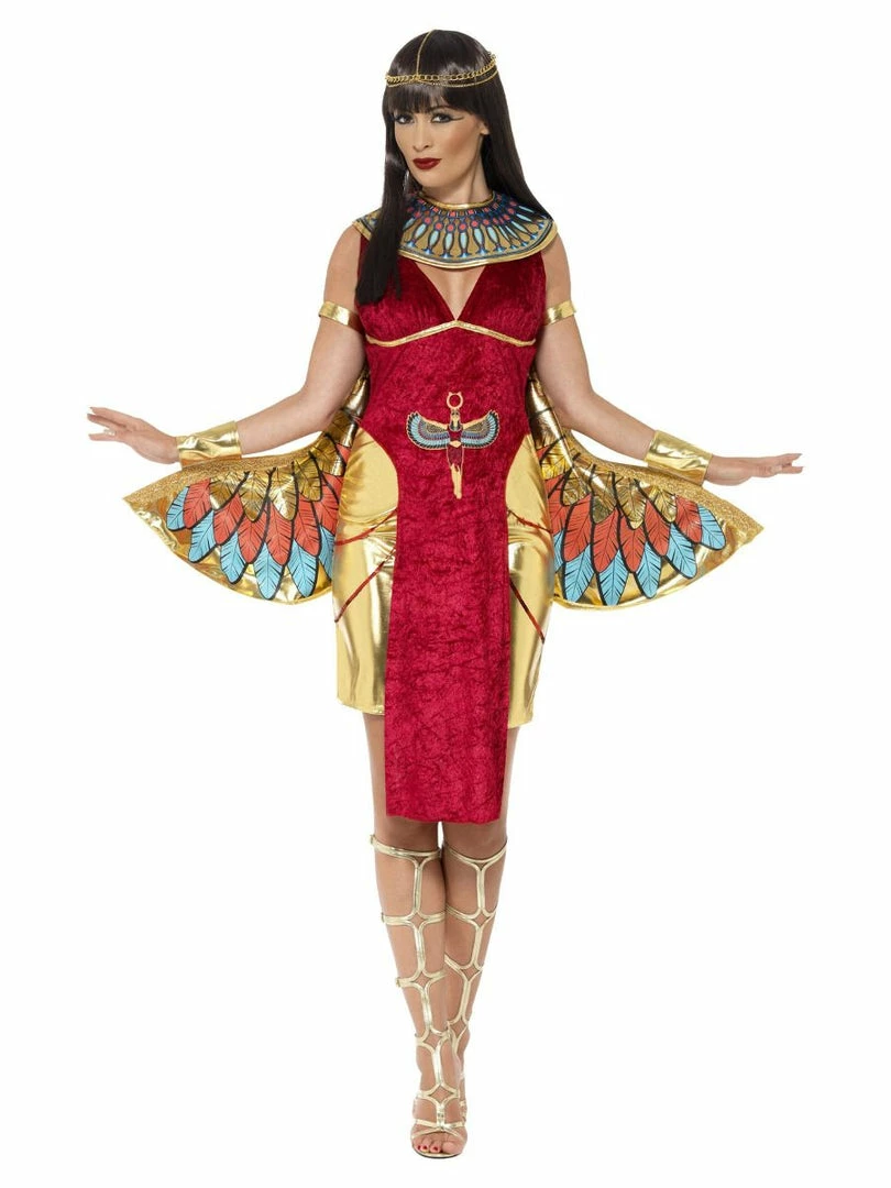 Smiffy's Egyptian Goddess Costume Red 4 Smiffy's Egyptian Goddess Costume Red