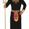 Fiestas Guirca Egyptian, Roman & Greek Egyptian Pharaoh Costume Black