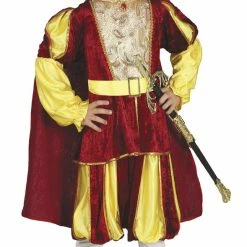 Fiestas Guirca Elegant Tudor Prince Costume Boys Medieval, Renaissance & Tudor Costumes
