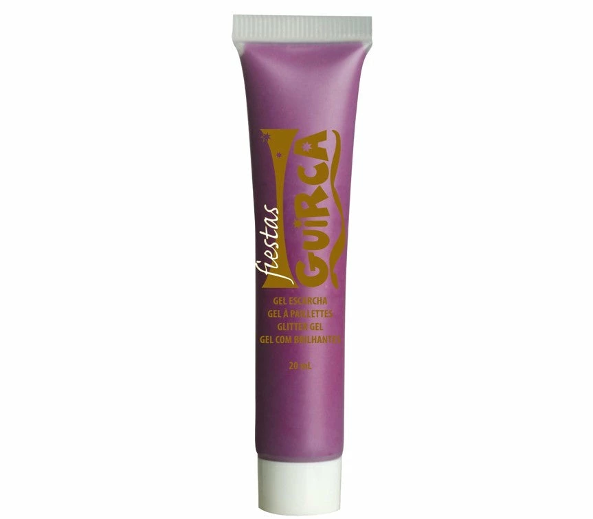 Fiestas Guirca Face Paint Lilac Makeup Tube 20ml 3 Fiestas Guirca Face Paint Lilac Makeup Tube 20ml