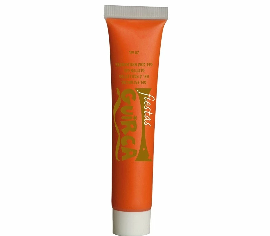 Fiestas Guirca Face Paint Orange Makeup Tube 20ml Costume Accessories 3 Fiestas Guirca Face Paint Orange Makeup Tube 20ml Costume Accessories