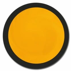 Fiestas Guirca Face Paint Yellow With Sponge Costume Accessories