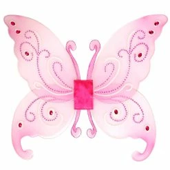 Widmann Fantasy Glitter Fairy Wings With Gems