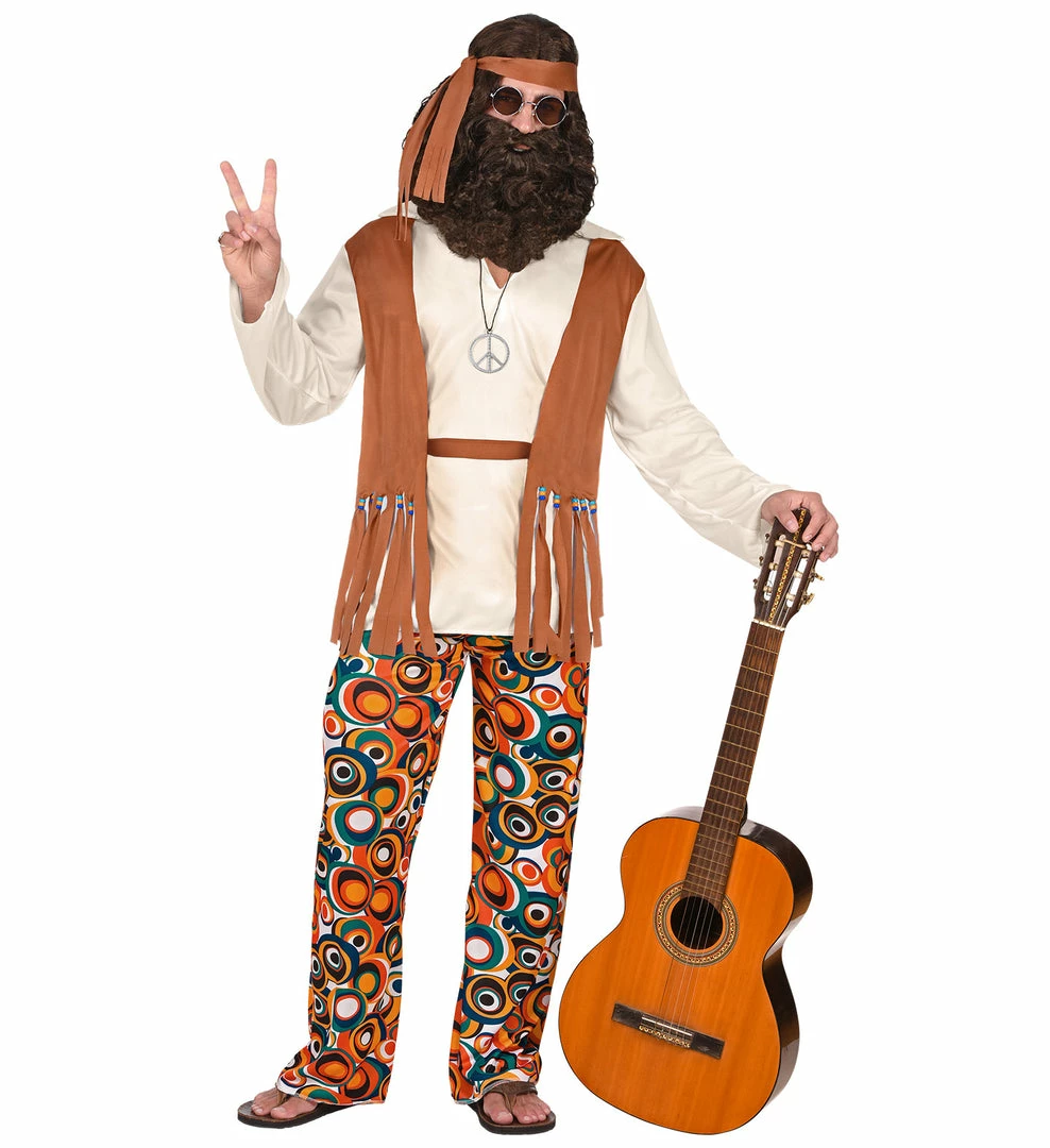 Widmann Decades And History Far Out Dude Hippie Costume 3 Widmann Decades And History Far Out Dude Hippie Costume
