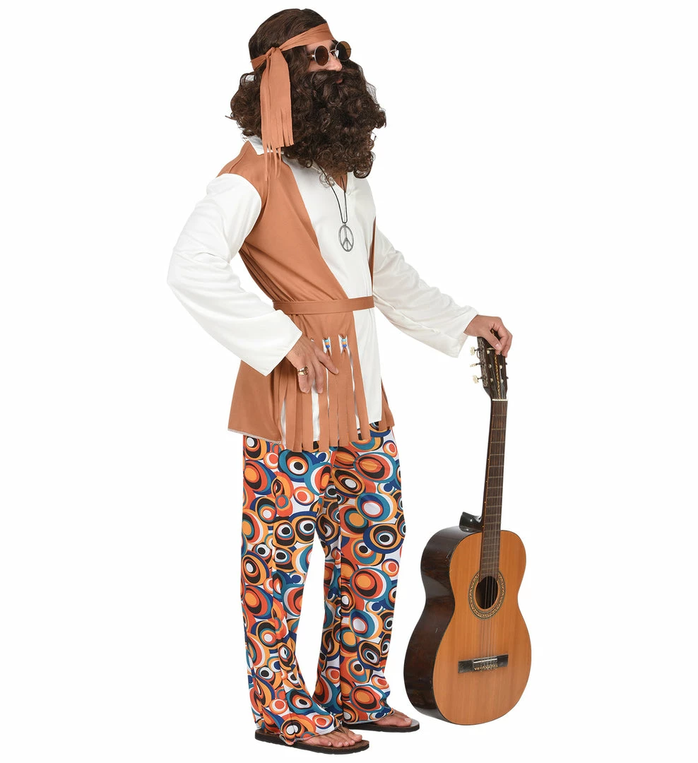 Widmann Decades And History Far Out Dude Hippie Costume 5 Widmann Decades And History Far Out Dude Hippie Costume